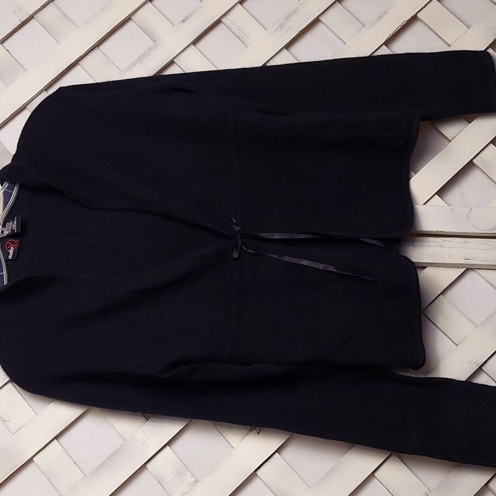 Gorgeously Soft Studio Y Angora and Wool Cardigan Tie Sweater
